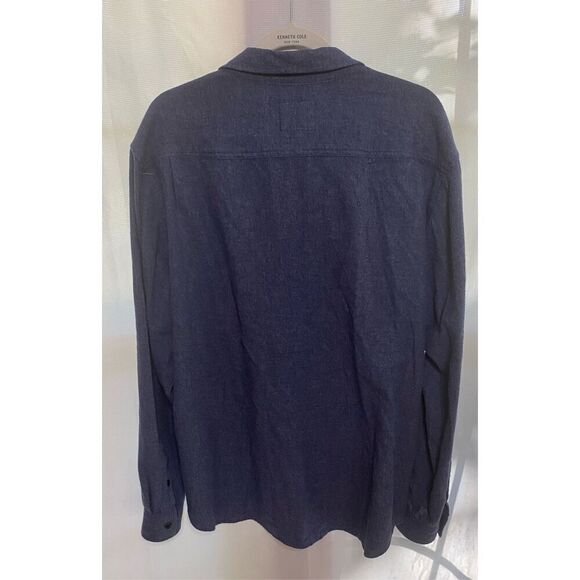 Rails Mens Navy Long Sleeve Button-Down Shirt Size XXL - Picture 3 of 4